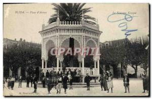 Old Postcard Blida Place D Armes