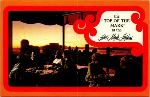 Vtg San Francisco California CA Top of the Mark Hotel Mark Hopkins Postcard