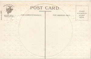 Embossed Easter Postcard Rabbit Mother & Children See Newborn Chick Ser 2019