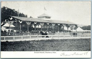 DANBURY CT FAIR GRAND STAND ANTIQUE POSTCARD