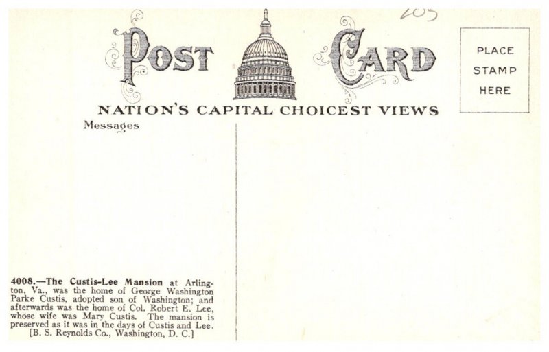 Virginia  Arlington Curtis Lee Mansion