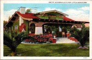Florida Jacksonville A Cozy Little Bungalow 1940 Curteich