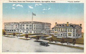 SPRINGFIELD, Massachusetts MA    THE OAKS HOTEL   ca1920's Vintage Postcard