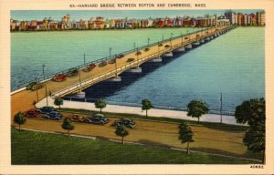 Massachusetts Harvard Bridge Between Boston and cambridge