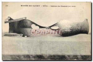 Old Postcard erotic Nude Female chastity belt Musee de Cluny Paris