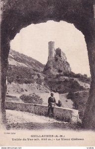 GUILLAUMES, Alpes Maritimes, France, 1900-1910s; Vallee Du Var, Le Vieux Chateau