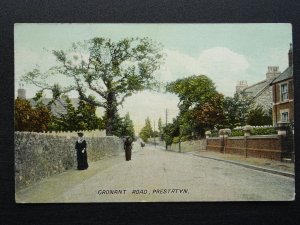 Wales Denbighshire PRESTATYN Gronant Road c1908 Postcard by Pascall & Pratt