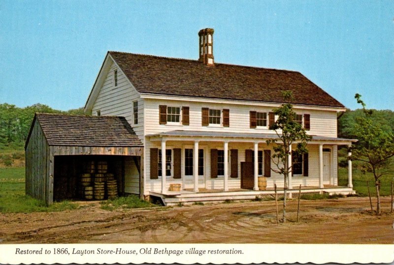 New York Long Island Old Bethpage Village Restoration Layton's Store House