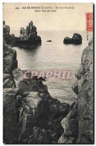 Postcard Old Rocks Brehat Island Ste Anne Rorech Sant Air Tunan