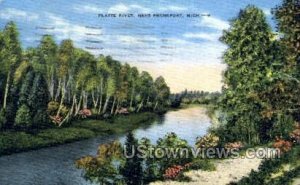 Platte River in Frankfort, Michigan