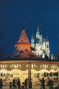Walt Disney World FL, Florida - Fantasyland Cinderella Castle and Carousel