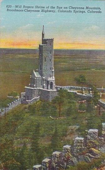 Colorado Colorado Springs Will Rogers Shrine Of The Sun On Cheyenne Mountain ...