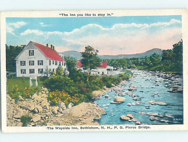 W-border INN SCENE Bethlehem New Hampshire NH AE0453