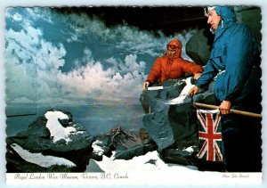 VICTORIA, B.C. Canada~Royal London Wax Museum SIR EDMUND HILLARY 4x6  Postcard