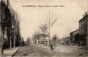 CPA La COURNEUVE - Boulevard Pasteur et Avenue Michelet (740270)