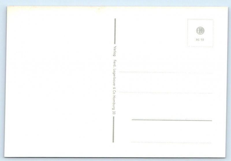 Luftkurort HITZACKER ELBE GERMANY 4x6 heraldic Postcard