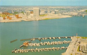 Portsmouth Virginia 1960s Postcard Holiday Marinas International 