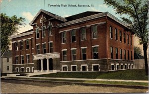 Postcard Township High School in Savanna, Illinois