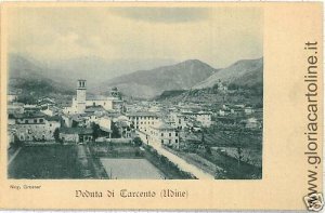 03707 VINTAGE POSTCARD: UDINE - TARCENTO: PANORAMA-