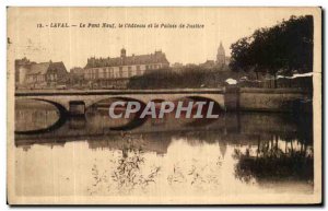 Old Postcard Laval Le Pont Neuf Castle and the Palace of Justice