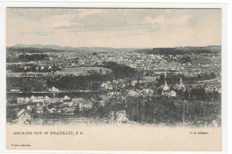 Panorama Franklin New Hampshire 1905c Tuck postcard
