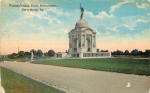 United States Pennsylvania State Monument Gettysburg postcard