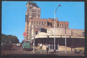 LAREDO TEXAS DOWNTOWN STREET SCENE THE CLUB CAFÉ BAR OLD CARS POSTCARD