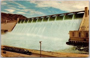 Grand Coulee Dam Washington Columbia British Basin Irrigation Project Postcard