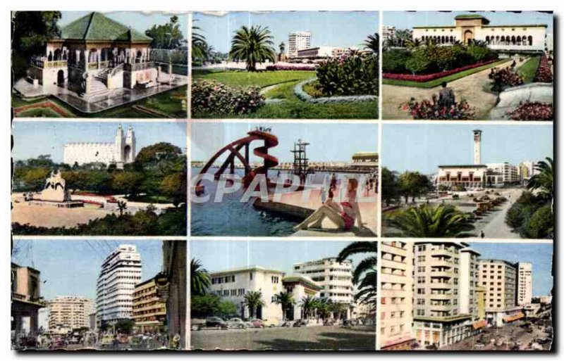 Old Postcard Remembrance Morocco Casablanca