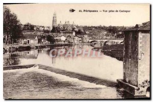 Old Postcard View from Perigueux Cachepur