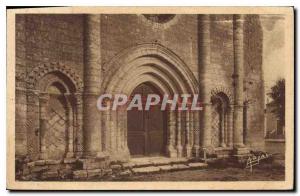 Old Postcard Ile d'Oleron St George's Church Portal