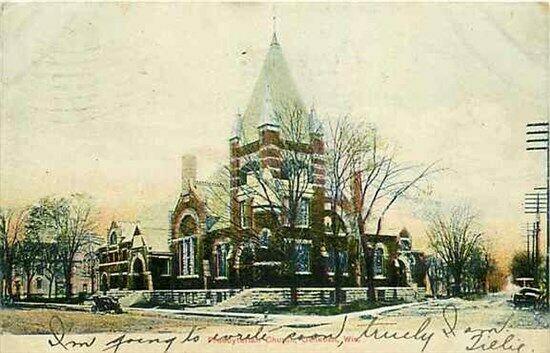 WI, Oshkosh, Wisconsin, Presbyterian Church, Western News Company C 3187