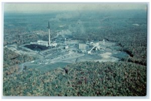 c1960 Aerial View Smelter White Pine Copper Company White Pine Michigan Postcard