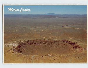 Postcard Meteor Crater Of Arizona USA