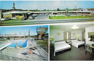 Cardinal Motel & Dining Room Elizabethtown Kentucky Mailed 1961