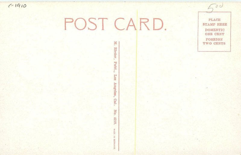 Santa Barbara California Mission Blacksmith's Shop Thresher Postcard 24-10146