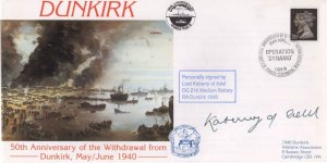 Lord Kaberry Of Adel Dunkirk Beaches Ltd Edn of 75 Hand Signed FDC