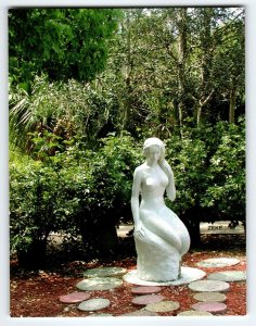 Weeki Wachee Mermaids Florida Statue In Outside Gardens Spring Hill 2007 Photo