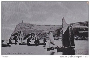 Sailboats, Bradda Head, Port Erin, Isle Of Man, UK, 1900-1910s