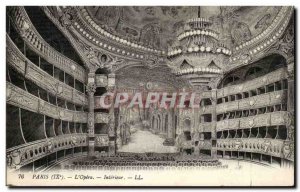 Paris 8 - L & # 39Opera - Interior - Old Postcard