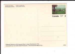 Town, Farm, St Francois River, Quebec, Canada Post Prestamped Matching