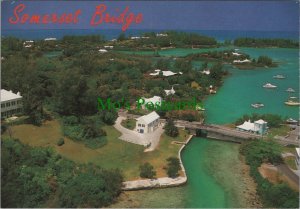 Bermuda Postcard - Aerial View of Somerset Bridge, The Great Sound RR12158