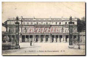 Old Postcard Nancy Government Palace