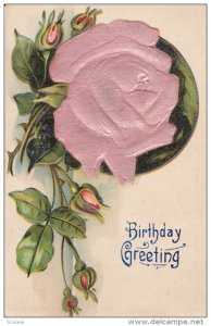 BIRTHDAY, PU-1910; Birthday Greeting, Rose