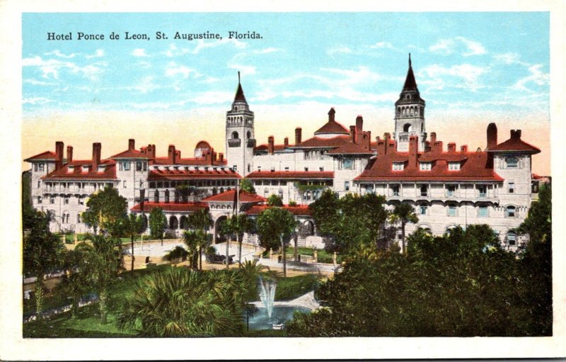 Florida St Augustine Hotel Ponce De Leon