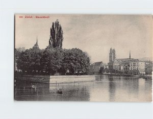 Postcard Bauschänzli Zürich Switzerland