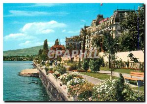 Modern Postcard Montreux Hotel Eden