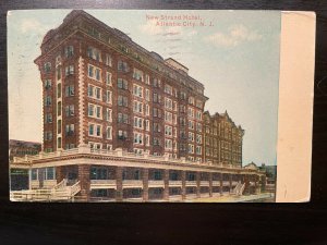 Vintage Postcard 1911 New Strand Hotel Atlantic City New Jersey