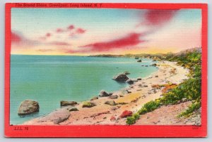 1959 Sound Shore Greenport Long Island New York Village Summer Posted Postcard 