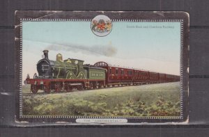 GREAT BRITAIN, SOUTH EAST & CHATHAM RAILWAY, THE CONTINENTAL, c1920 ppc., unused